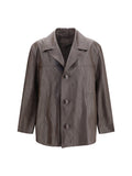 Saint Laurent Grain De Blazer — Gray