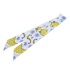 Les Leopards Silk Twilly Scarf
