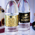 Juego de 20 etiquetas adhesivas para botellas de agua personalizadas con el nombre y el año de la graduación.