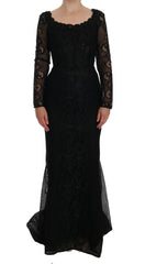 Women's Black Floral Sheath Dress Polyester