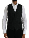 Men's Black Brown Silk Waistcoat Dress Formal Vest And