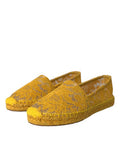 Women's Taormina Espadrille Yellow Viscose Cotton Nylon