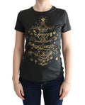 Women's Green Cotton 2017 Motive T-Shirt