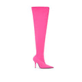 Women's Pink Polyester Boot