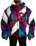 Men's Multicolor Logo Windbreaker Puffer Jacket Clothing