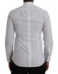 Men's Cotton Striped Shirt White