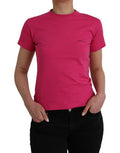 Women's Logo-Embroidered Cotton T-Shirt Pink