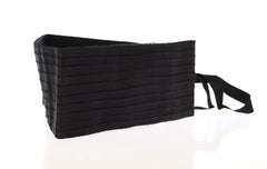 Black Silk Womens Waist Cummerbund Accessory