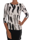 Women's Blouse White Viscose Elastane