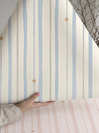 Children's Wallpaper Stripes and Stars