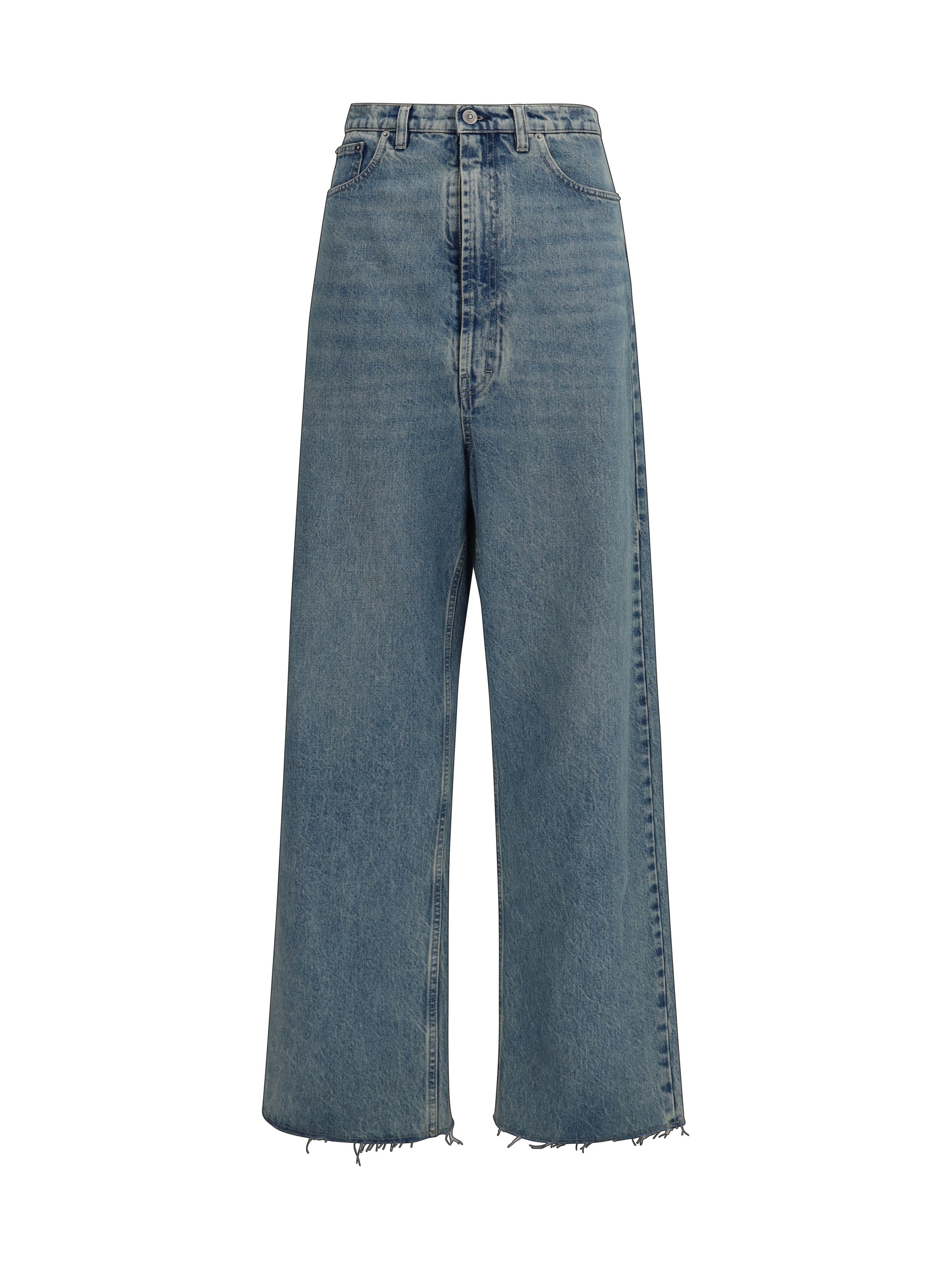 Maison Margiela Wide-Leg Jeans — Blue
