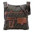 Zucca Canvas FF Flat Messenger Bag