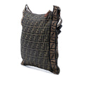 Zucca Canvas FF Flat Messenger Bag