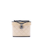 Mini CC Quilted Patent Vanity Bag