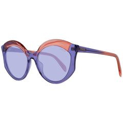 Women's Purple Plastic Sunglasses