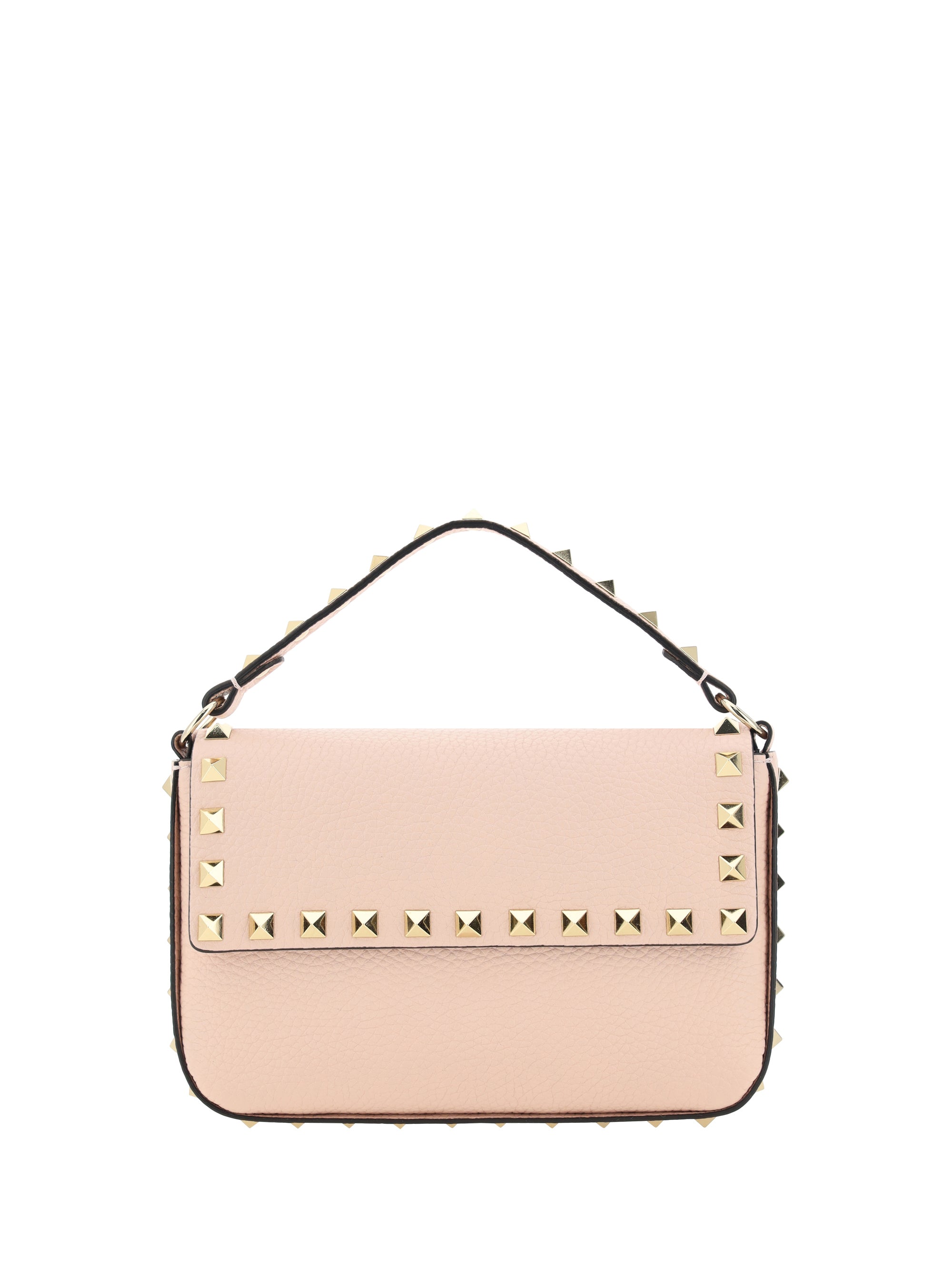 Valentino Garavani Rockstud Mini Pouch Shoulder Bag — Pink