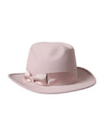 Pink Rabbit Fedora Trilby Women Hat Silk
