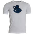 Men's White King Of Love Round Neck Short Sleeves T-Shirt Cotton