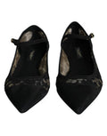Women's Black Taormina Lace Bellucci Flats Shoes