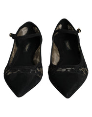 Women's Black Taormina Lace Bellucci Flats Shoes