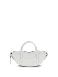 Fiorucci Mini Lips Shoulder Bag — White
