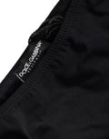 Women's Black Nylon Swimwear Beachwear Bottom Bikini Elastane Clothing