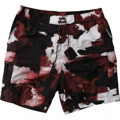 Men's Multicolor Camouflage Dg Logo Beachwear Shorts Swimwear Polyester