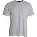 Men's White Cotton Round Neck Short Sleeves T-Shirt