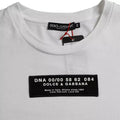 White Cotton Dg Applique Men Casual T-Shirt