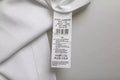 Men's White Cotton Round Neck Short Sleeve T-Shirt Nylon Elastane