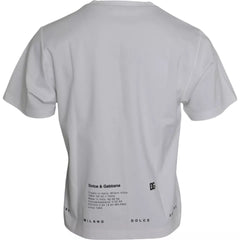 White Red Lips Print Cotton Men T-Shirt Nylon Elastane
