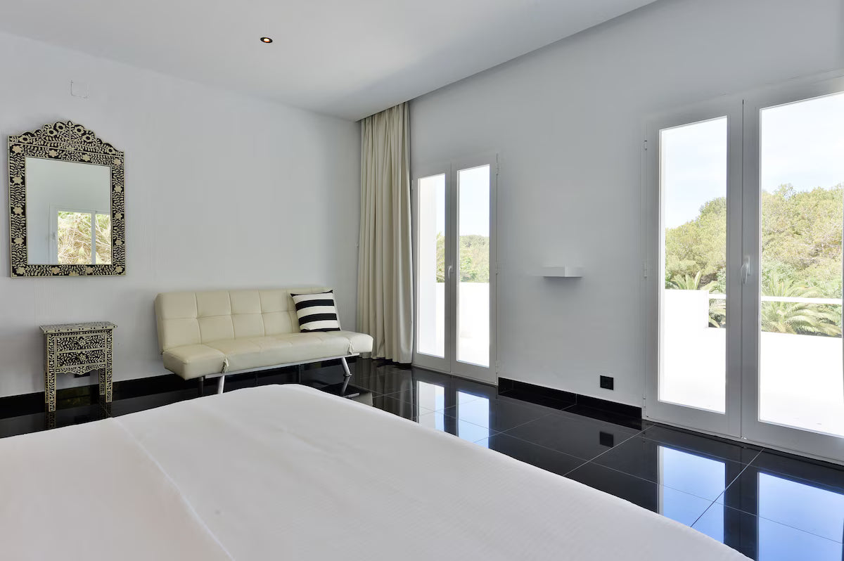 Super Rare 8-Bedroom Luxury Seafront Ibiza Villa with Private Beach, Panoramic Rooftop and Underground DJ Room in Santa Eulalia