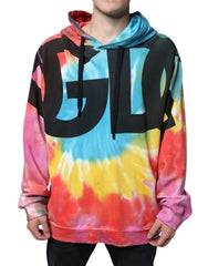 Men's Multicolor Tie Dye Hooded Sweatshirt Sweater Cotton Clothing