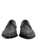 Men's Silver Polyurethane Derby Formal Dress Shoes Black |
