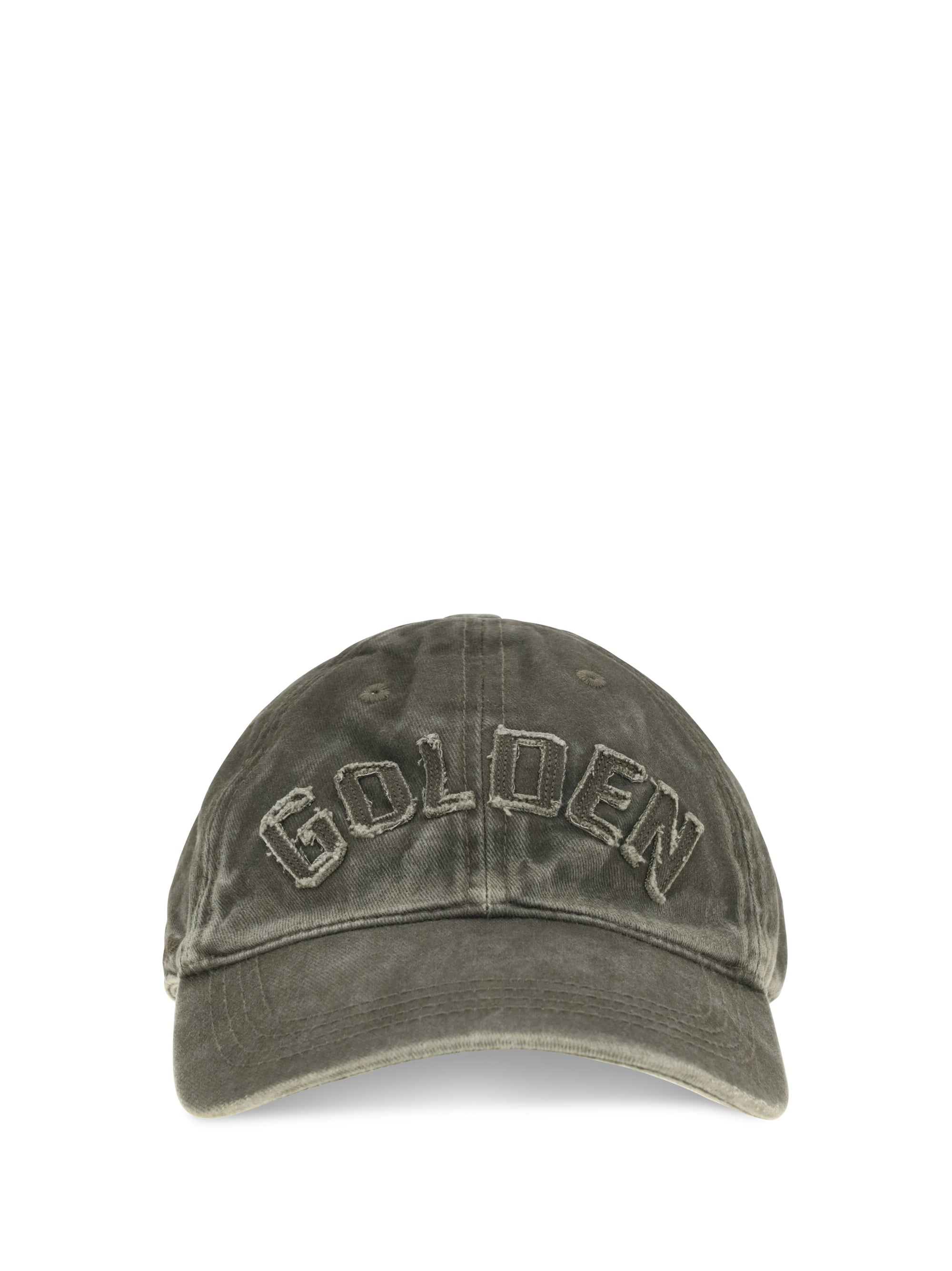 Golden Goose GUP02837P002734 Baseball Cap — Gray