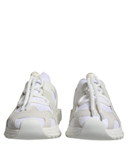Women's White Mesh Sorrento Trekking Sneakers Shoes
