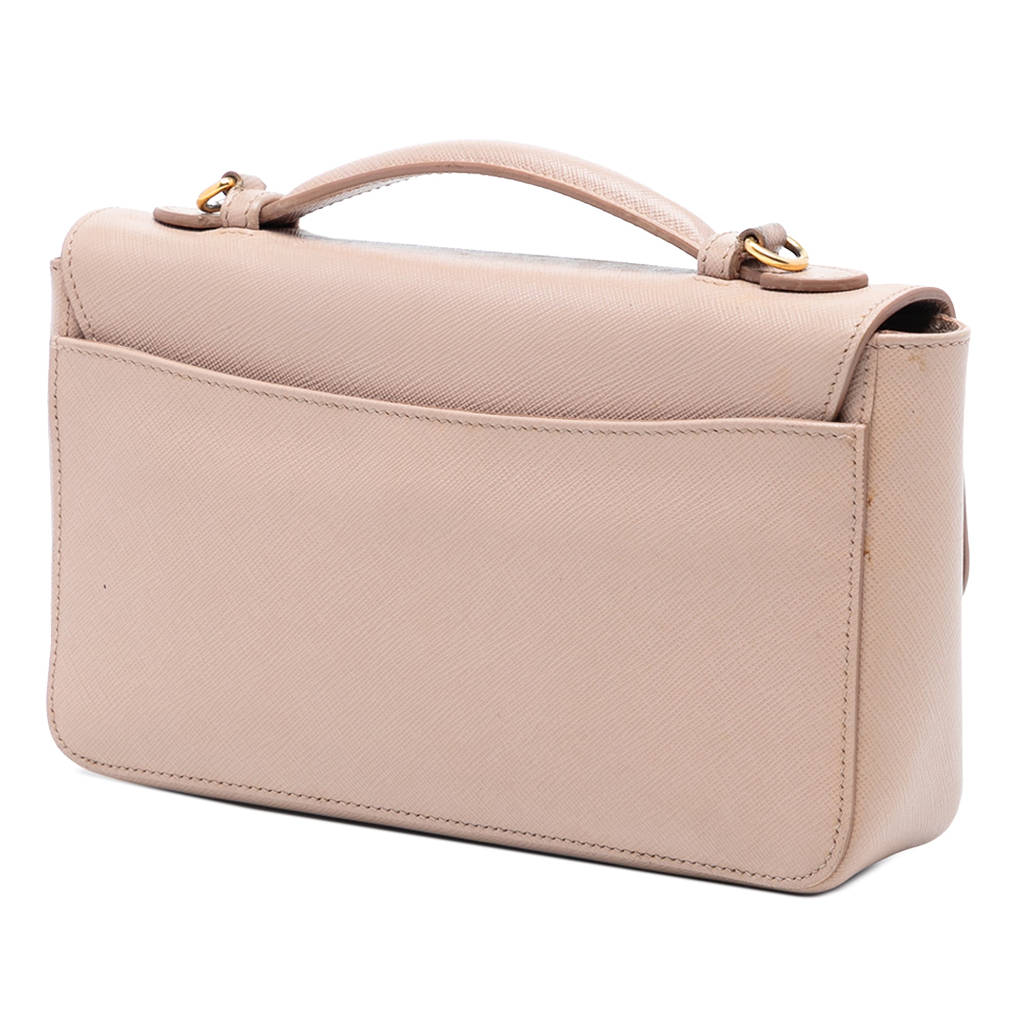 Saffiano Sound Lock Satchel