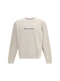 Off-White Script Arrow Sweatshirt — Beige