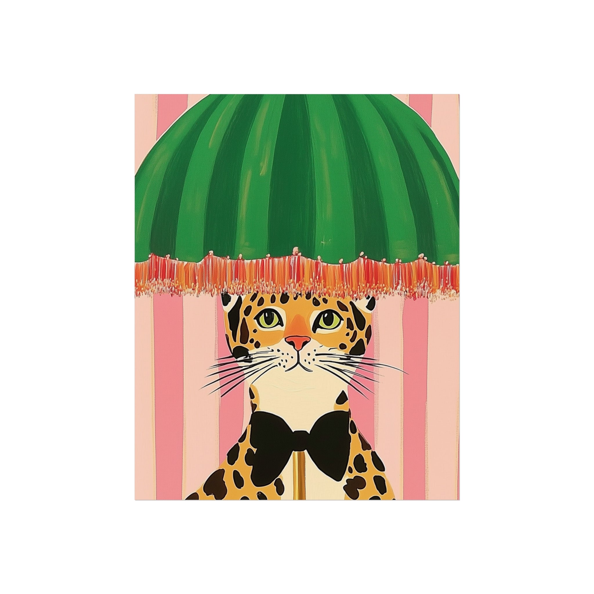 Dapper Leopard Fine Art Poster
