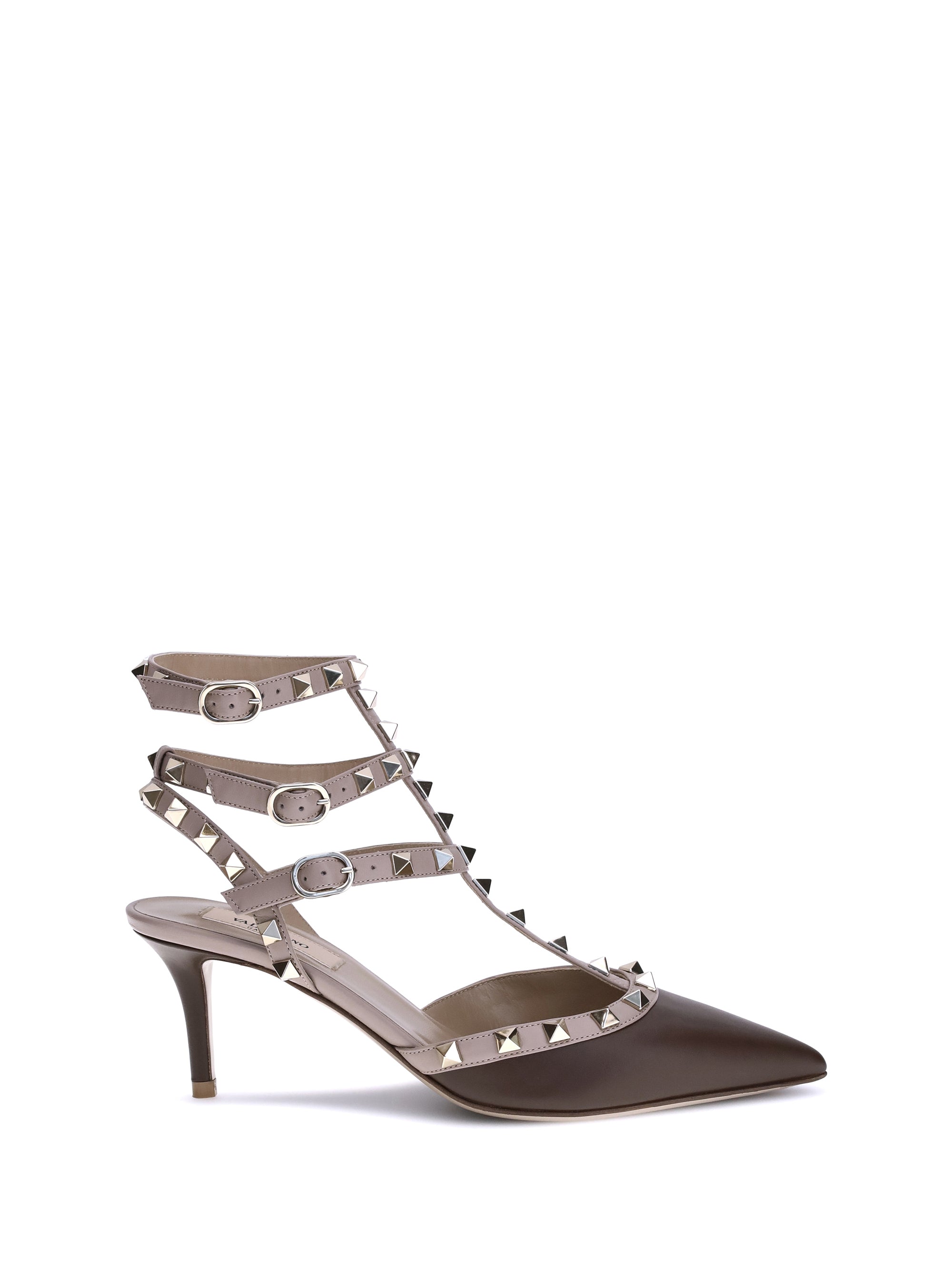 Valentino Garavani Rockstud Heel — Brown