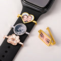 Personalizado Rectángulo Oval Corazón Perro Pata Foto Reloj Banda Charm Smartwatch Accesorios Cumpleaños Aniversario Regalo para Ella Él