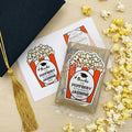 Palomitas de Maíz Personalizadas Gorra de Graduación Pegatinas Impermeables con Nombre y Año Fiesta de Graduación Decoración Favor para Graduados