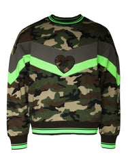 Men's Multicolor Camouflage Sweatshirt Sweater Cotton Polyester Clothing
