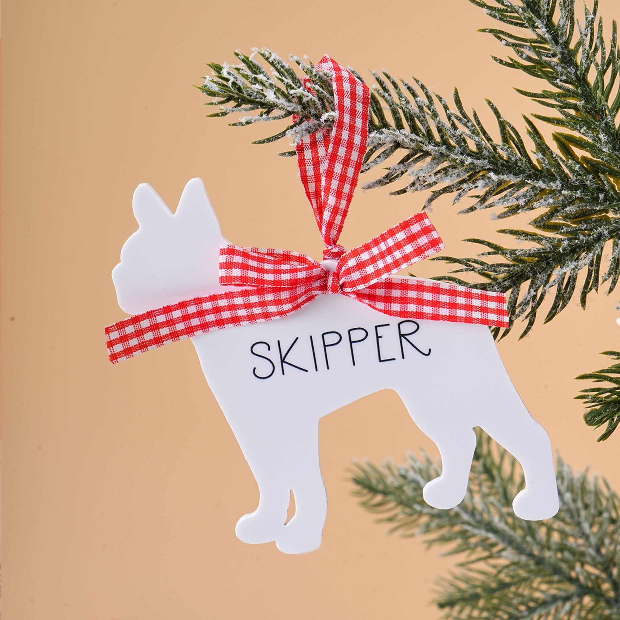 Regalo de Navidad personalizado con nombre de mascota para los amantes de las mascotas