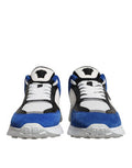 Men's Multicolor Canvas Quad Fabric Medusa Low Top Sneakers Shoes Pu Pl Co