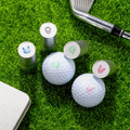 Sello de bola de golf personalizado con cara de avatar Marca de identificación de bola Regalo de cumpleaños para jugadores de golf Entusiastas del golf