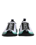 Men's Sneaker Black Polyester Nylon Leather