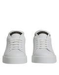 Women's Low-Top Leather Sneakers White Calf
