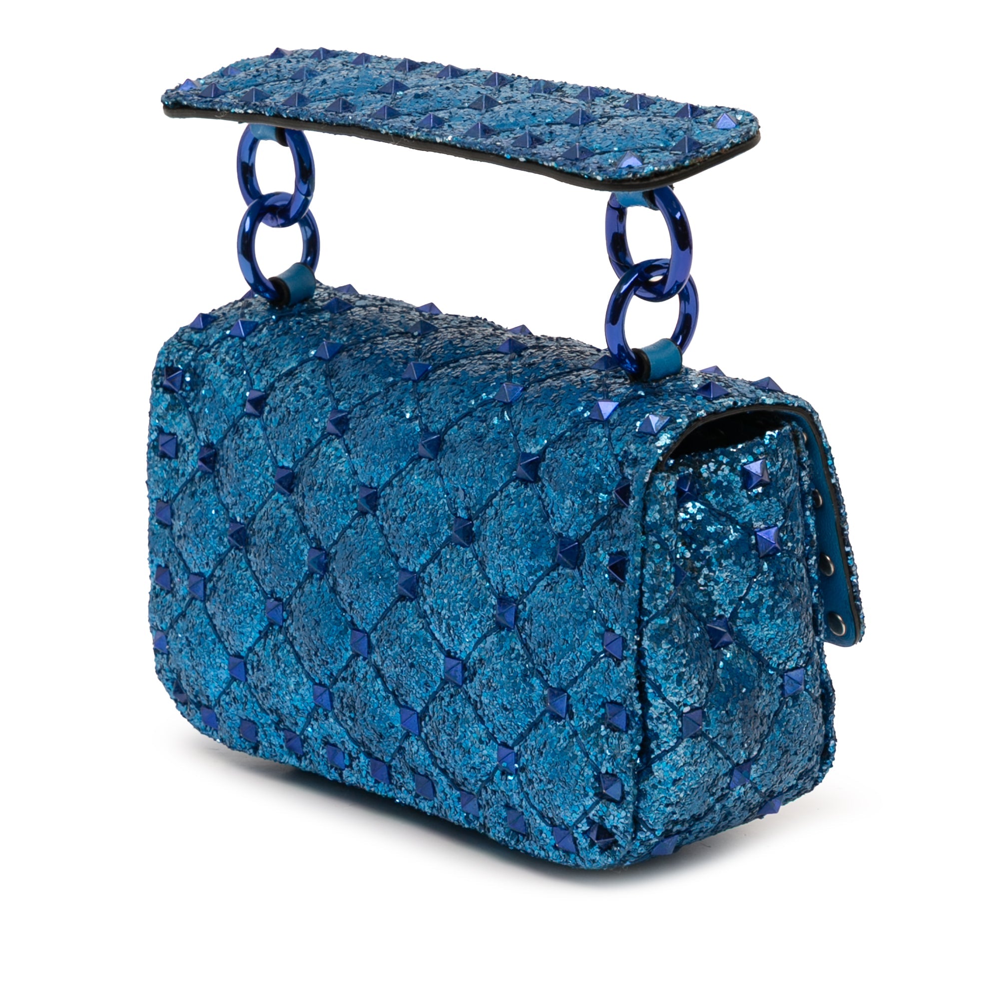 Mini Glitter Rockstud Spike Satchel