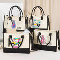 Bolsa personalizada de colores para carrito de golf Bolsa grande de lona para llevar con nombre Regalo de cumpleaños para mujeres amantes del golf